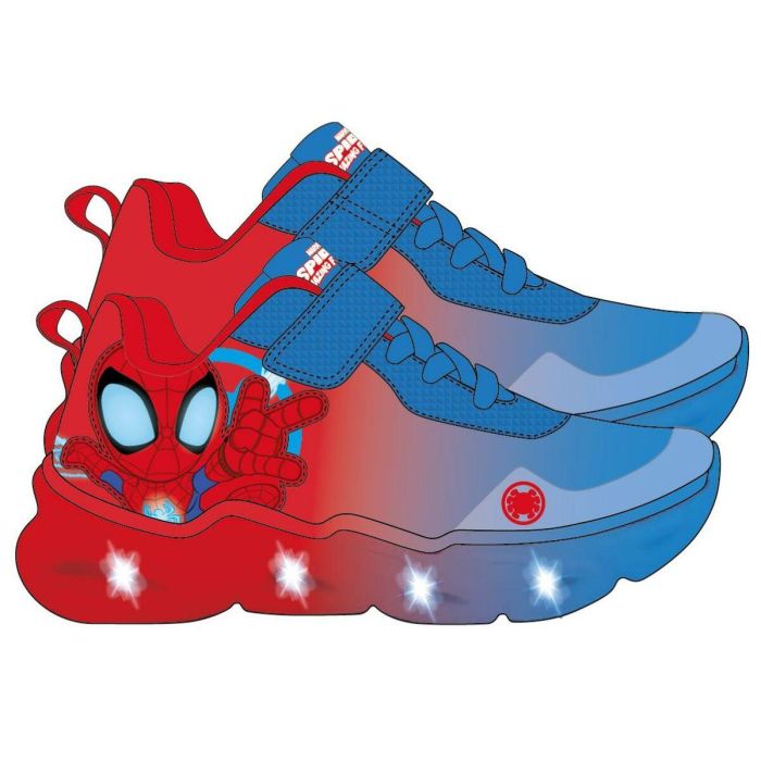 Cerdá T026 Deportiva Spidey con Luces, Suela Ligera EVA, Azul, Talla 26 2