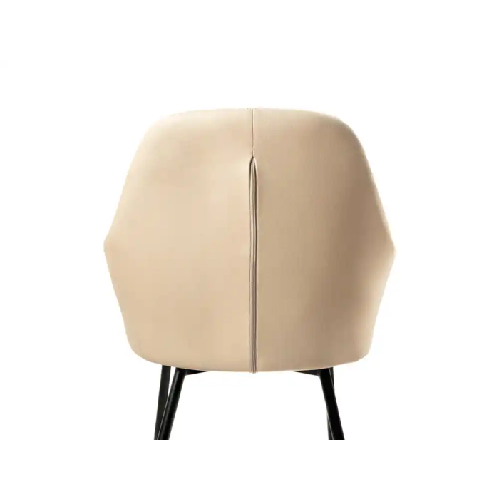 Q-connect Silla Confidente Marrón Arena Base Metálica Altura Máx 820 mm Anchura 570 mm Profundidad 580 mm Tela 11