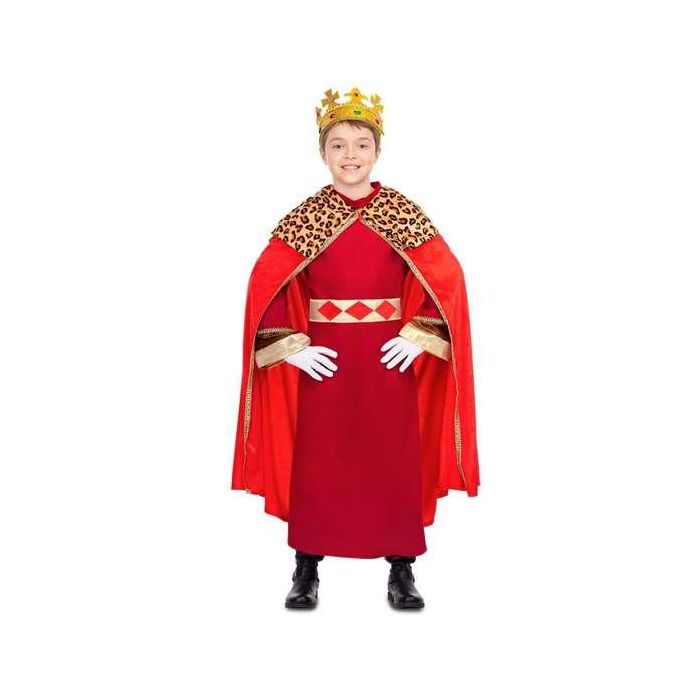 Disfraz rey mago rojo talla 5-6 años Disfraz rey mago rojo talla 5-6 años
