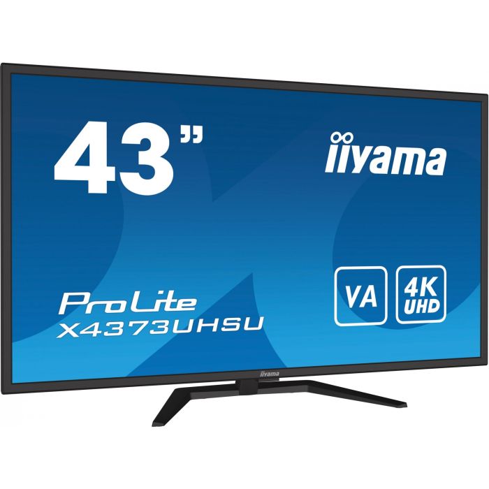 IIYAMA X4373UHSU-B1 Monitor 42.5" (108cm) 4K Ultra HD VA, 3ms, HDR, DisplayPort, 2x HDMI, USB Hub Negro