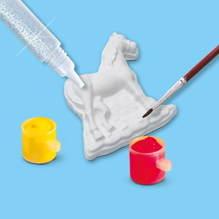 Ses Creative Moldura y Pintura Caballos de Fantasía - Kit para crear 12 modelos con yeso y brillos 3 Ses Creative Moldura y Pintura Caballos de Fantasía - Kit para crear 12 modelos con yeso y brillos 3
