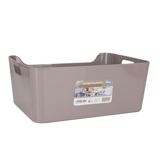 Cesta Multiusos Dem 33 x 24 x 14.5 cm (12 Unidades) 5 Cesta Multiusos Dem 33 x 24 x 14.5 cm (12 Unidades) 5
