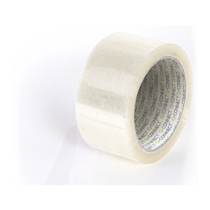 Q-connect Cinta Adhesiva Polipropileno Transparente 66m x 75mm Precinto Embalaje 3