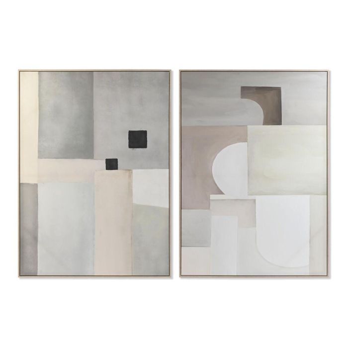 Cuadro DKD Home Decor Abstracto (100 x 4 x 140 cm) (2 Unidades) Cuadro DKD Home Decor Abstracto (100 x 4 x 140 cm) (2 Unidades)