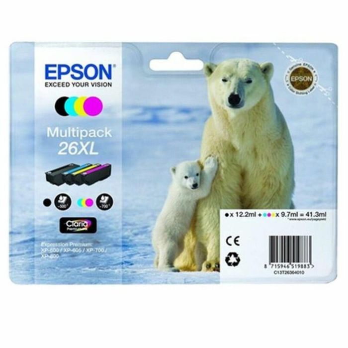 Cartucho de Tinta Original Epson 26XL Negro 1