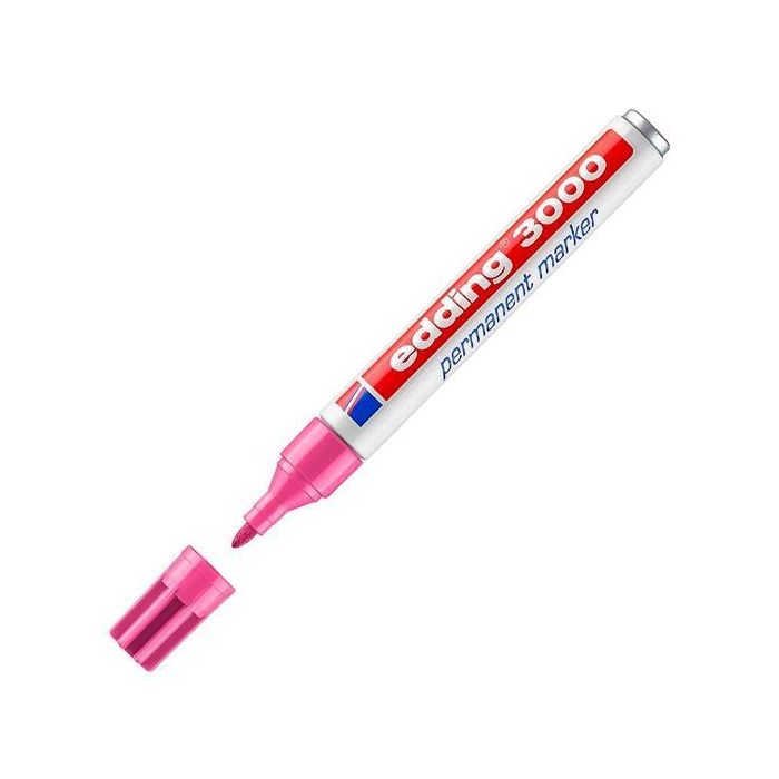 Edding Marcador Permanente 3000 Rosa Edding Marcador Permanente 3000 Rosa
