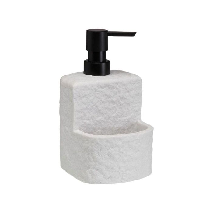 Dispensador de Jabón Versa Viti Blanco Resina Cerámica 10,2 X 17,5 X 11,5 CM 1 Dispensador de Jabón Versa Viti Blanco Resina Cerámica 10,2 X 17,5 X 11,5 CM 1