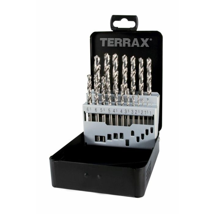 Set de brocas TERRAX Estuche DIN 338 25 Piezas (25 Unidades) 2 Set de brocas TERRAX Estuche DIN 338 25 Piezas (25 Unidades) 2