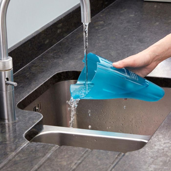 BLACK + DECKER WDC215WA-QW Aspirador de mano Dustbuster Batería de Litio 7.2V Agua y Polvo con Indicador LED Azul 1