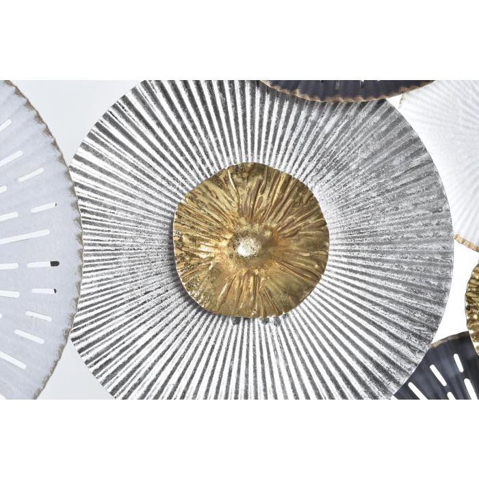 DKD Home Decor Decoracion Pared Multicolor Metal 80 x 4.5 x 80 cm Esferas 2