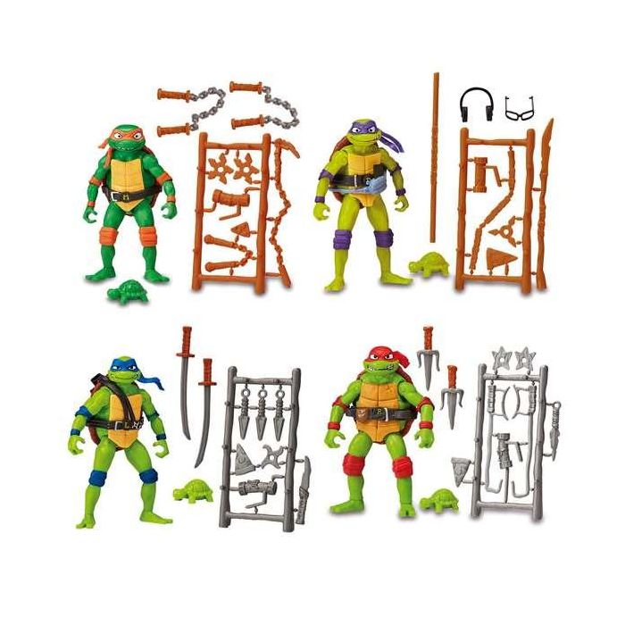 Famosa Tortugas Ninja Movie Figura Básica 7 cm Totalmente Articulada Incluye Accesorio de Lucha 8 Famosa Tortugas Ninja Movie Figura Básica 7 cm Totalmente Articulada Incluye Accesorio de Lucha 8