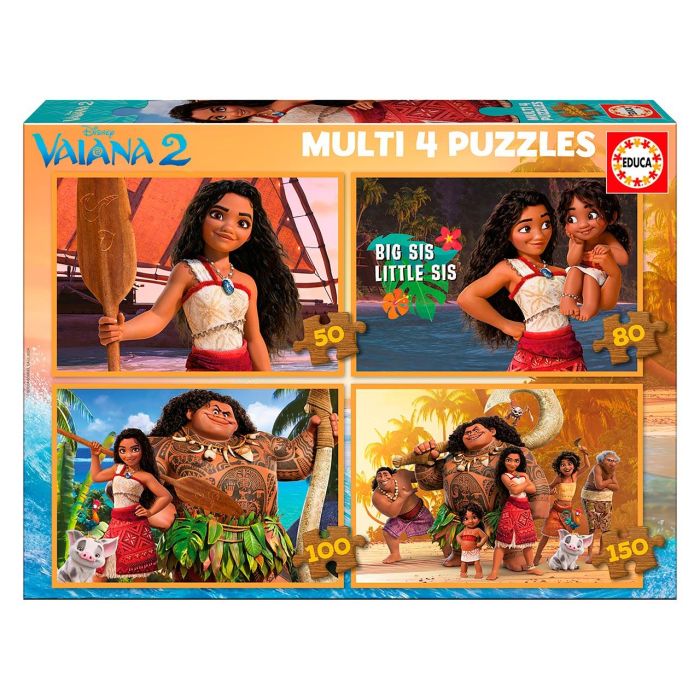 Multi Puzzle 50-80-100-150 Vaiana 2 20104 Educa