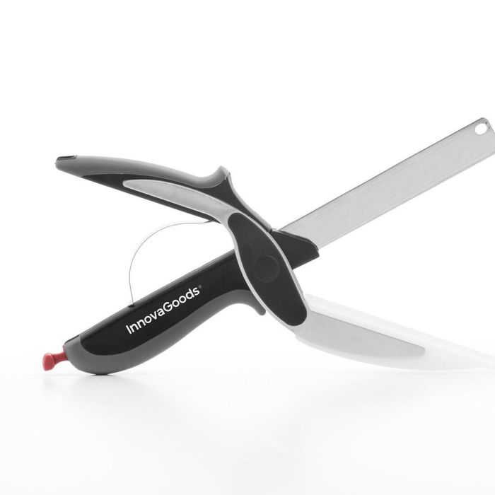 Cuchillo-Tijera con Mini Tabla de Cortar Integrada Scible InnovaGoods 2 Cuchillo-Tijera con Mini Tabla de Cortar Integrada Scible InnovaGoods 2