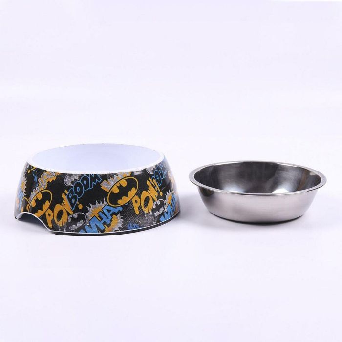 Comedero para Perro Batman 760 ml Melamina Metal Multicolor 1 Comedero para Perro Batman 760 ml Melamina Metal Multicolor 1