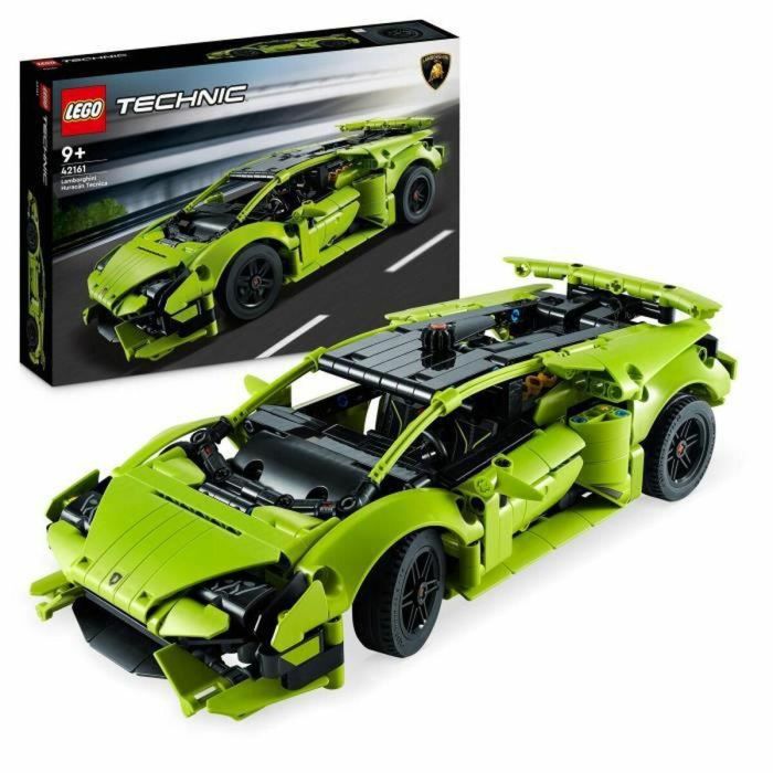 LEGO Technic 42161 Lamborghini Huracán Tecnica, Maqueta de Coche para Niños Fanáticos de los Deportes de Motor