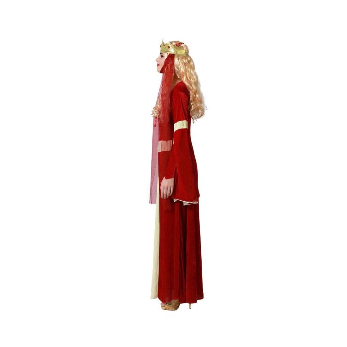 Disfraz Dama Medieval Mujer Adulto Noble Rojo M-L 1 Disfraz Dama Medieval Mujer Adulto Noble Rojo M-L 1