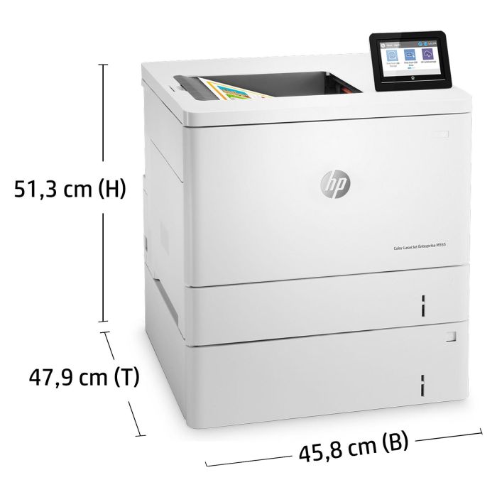 HP Color LaserJet Enterprise M555x Impresora Láser Color A4 38 ppm LAN WiFi Duplex 1200x1200 DPI