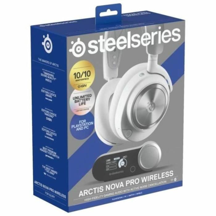 Auriculares SteelSeries Arctis Nova Pro Blanco 7