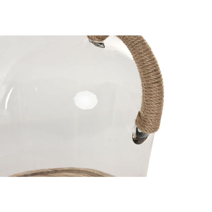 Centro Mesa Cottage DKD Home Decor Transparente Marron 23 x 33 x 23 cm (2 Unidades) 1 Centro Mesa Cottage DKD Home Decor Transparente Marron 23 x 33 x 23 cm (2 Unidades) 1