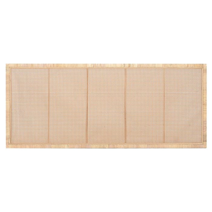 DKD Home Decor Cabecero de Cama para 180cm Ratán Marrón Claro Acabado Natural Estilo Urban 190x80 cm 0 DKD Home Decor Cabecero de Cama para 180cm Ratán Marrón Claro Acabado Natural Estilo Urban 190x80 cm 0