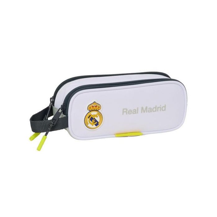 Safta Portatodo Doble Real Madrid Equipación 25-26 - Bolsa para Fútbol y Basket, 2 compartimentos