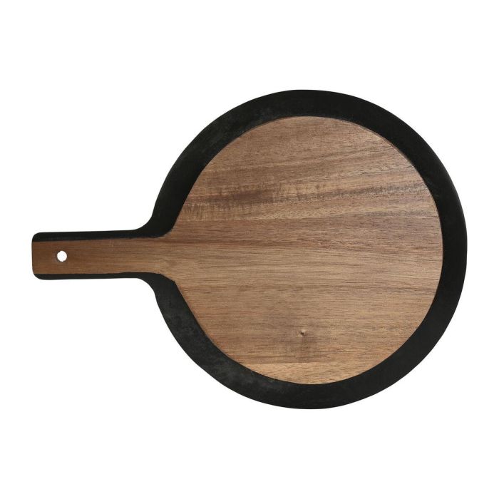 DKD Home Decor Tabla de Cortar Moderna de Madera de Acacia con Detalle de Pizarra Negra y Natural 28x38x1.8 cm 1 DKD Home Decor Tabla de Cortar Moderna de Madera de Acacia con Detalle de Pizarra Negra y Natural 28x38x1.8 cm 1