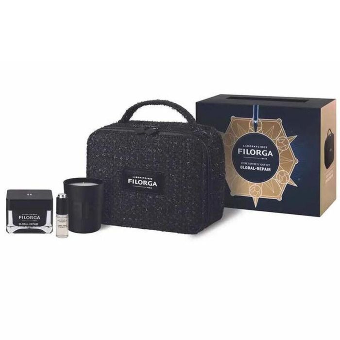 Filorga Global-Repair Advanced 50ml + Repair 5ml + Mini Vela 75gr Edición Limitada Navidad Set de Tratamiento Facial