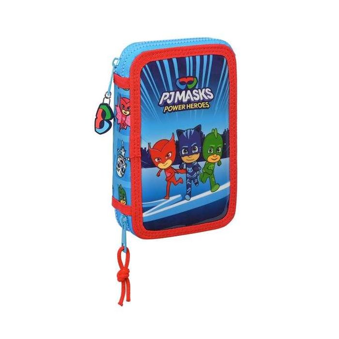 Plumier Doble PJ Masks Azul 12.5 x 19.5 x 4 cm (28 piezas) Plumier Doble PJ Masks Azul 12.5 x 19.5 x 4 cm (28 piezas)