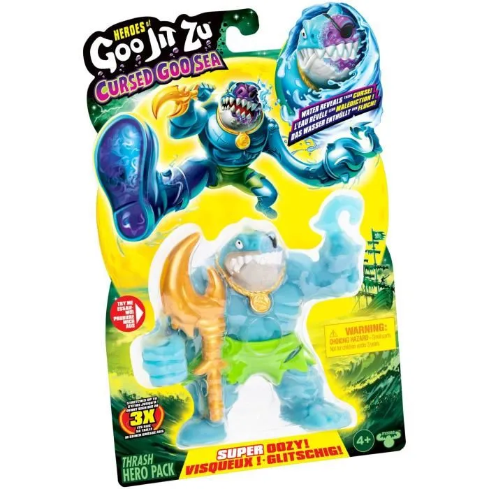 Heroes Of Goo Jit Zu AUC1721205914922 Thrash Figura Mar de Goo Maldito 11 cm