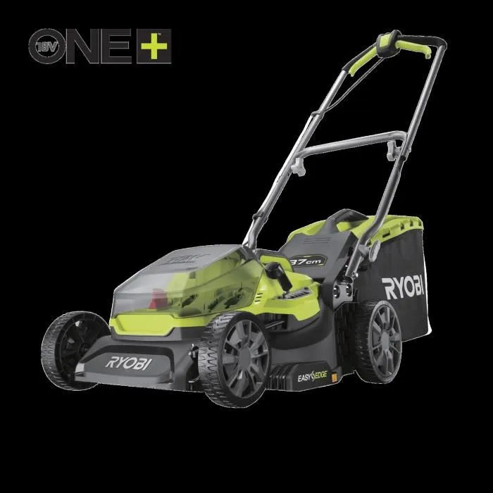 Ryobi Cortacésped de batería RY18LM37A-140, Corte Ø 37 cm, Recogida y Triturado 4