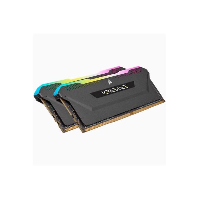 Corsair Kit de Memoria RAM Vengeance RGB 64GB (2x32GB) PC 3200MHz CL16 para Ordenador