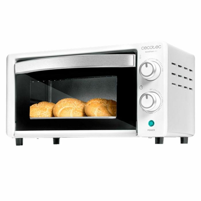Cecotec Bake&Toast 1090 Horno de Sobremesa 10 L 1000 W Blanco con Temperatura hasta 230ºC y Temporizador 60 min