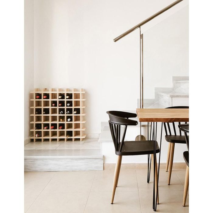 Astigarraga Botellero Rioja Evolutivo Pino Macizo para 36 Botellas 75x22x75 cm 2