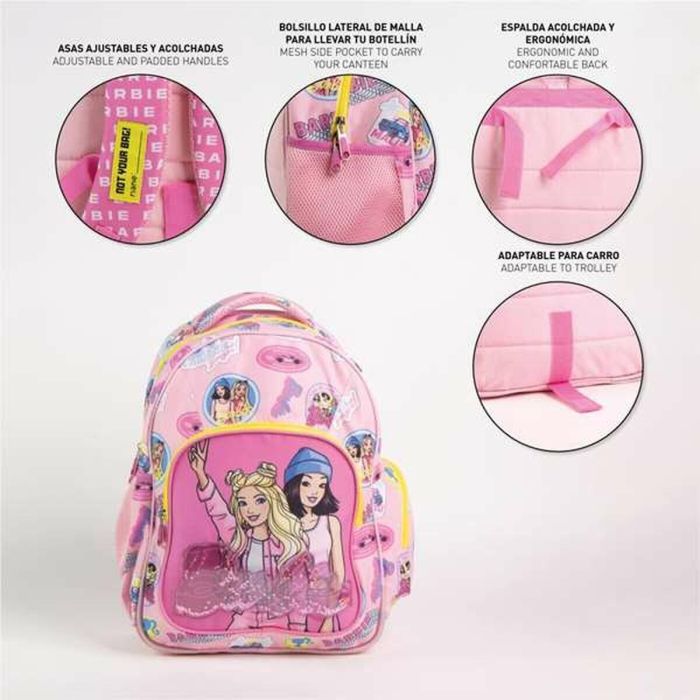 Mochila escolar mediana 42 cm barbie 32.0 x 15.0 x 42.0 cm 1 Mochila escolar mediana 42 cm barbie 32.0 x 15.0 x 42.0 cm 1