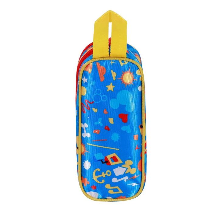 Disney Mickey Mouse Estuche Portatodo 3D Doble Azul con Relieve y Doble Compartimento 2 Disney Mickey Mouse Estuche Portatodo 3D Doble Azul con Relieve y Doble Compartimento 2