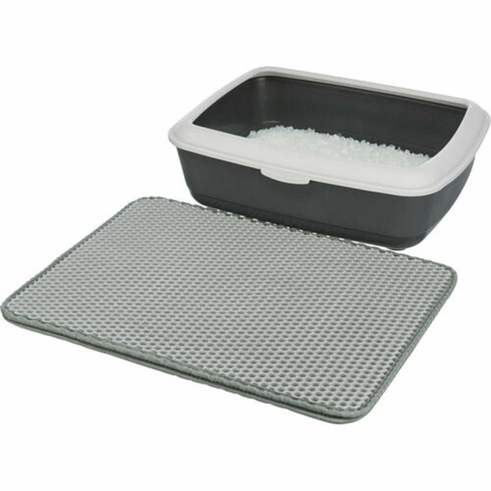 Alfombra para Arenero de Gatos Trixie Gris Goma Eva 40 × 55 cm 1 Alfombra para Arenero de Gatos Trixie Gris Goma Eva 40 × 55 cm 1
