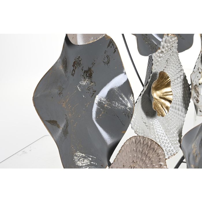 DKD Home Decor Decoracion Pared Blanco Gris 80 x 80 x 7 cm 1