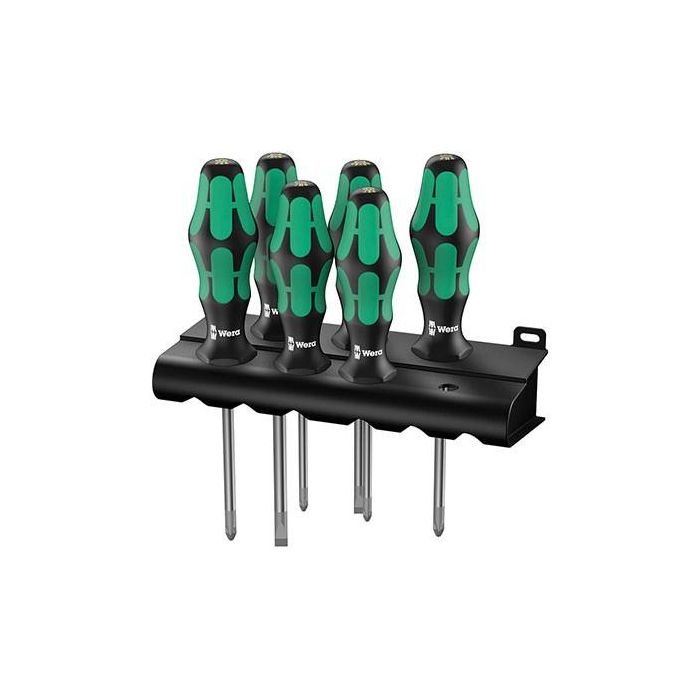 Wera 335/350/367/7 Rack Schraubendrehersatz Kraftform 0 Wera 335/350/367/7 Rack Schraubendrehersatz Kraftform 0