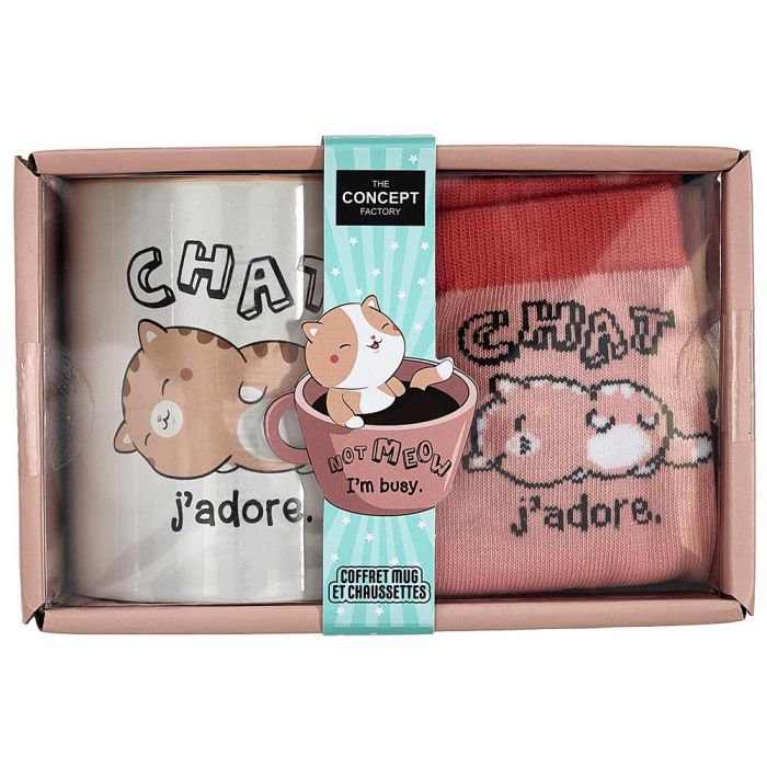 Juego De Taza Y Calcetines Kawaii The Concept Factory 4