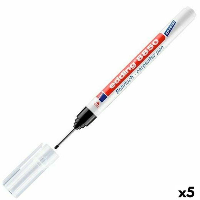 Rotulador permanente Edding 8850 Taladro Negro (5 Unidades) 0 Rotulador permanente Edding 8850 Taladro Negro (5 Unidades) 0