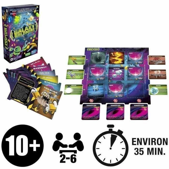 Galaxy Goldmine, juego de cartas de estrategia familiar para niños, adolescentes y adultos, divertidos juegos de cartas familiares 2