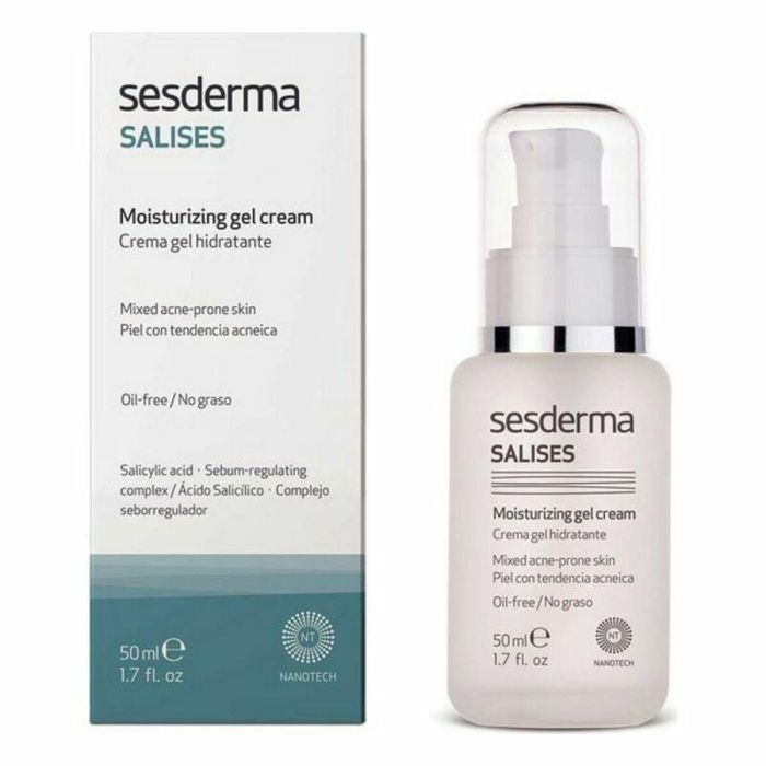 Sesderma SALISES gel hidratante - Tratamiento Facial para Acné, Poros y Puntos Negros - Efecto Matificante 1 Sesderma SALISES gel hidratante - Tratamiento Facial para Acné, Poros y Puntos Negros - Efecto Matificante 1