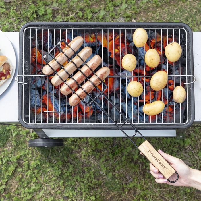 Parrilla de Barbacoa para Salchichas Sosket InnovaGoods 10 Parrilla de Barbacoa para Salchichas Sosket InnovaGoods 10