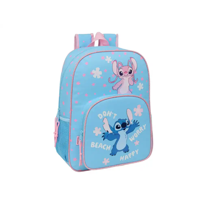 Safta Mochila Adaptable a Carro Stitch "Happy" 33x42x14 cm 0 Safta Mochila Adaptable a Carro Stitch "Happy" 33x42x14 cm 0