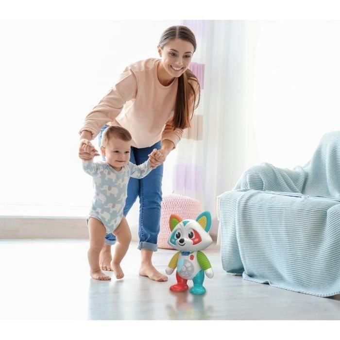 Baby Clementoni Oliver, el mapache juguetón interactivo con ojos LED y 4 modos de juego: Emociones, Comidas, Historia y Exploración 3 Baby Clementoni Oliver, el mapache juguetón interactivo con ojos LED y 4 modos de juego: Emociones, Comidas, Historia y Exploración 3