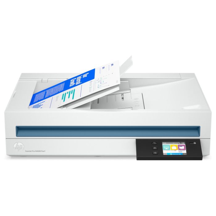 HP Scanjet Pro N4600 fnw1 Escáner ADF con USB, LAN y WLAN, 40 ppm, 80 ipm 1