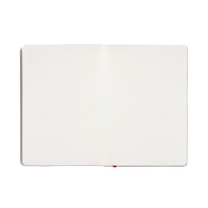 Cuaderno Con Gomilla Antartik Notes Tapa Blanda A5 Hojas Puntos Rojo 80 Hojas 80 gr Fsc 7