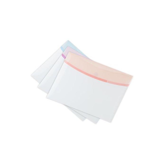 Dosier Sobre Tarifold Color Dream Pp Reciclable Con Velcro A4 Semi Opaco Surtido Pack De 6