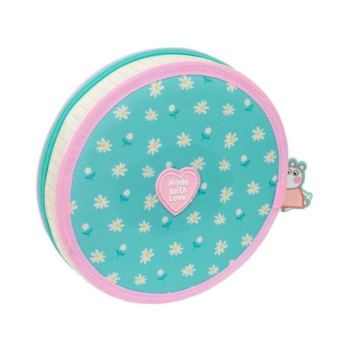 Estuche Escolar con Accesorios Peppa Pig Pretty flowers Amarillo Menta 18 Piezas 1 Estuche Escolar con Accesorios Peppa Pig Pretty flowers Amarillo Menta 18 Piezas 1