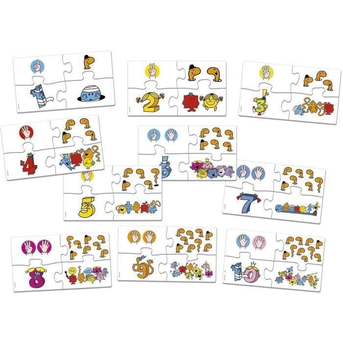 Juego de aprendizaje - EDUCA - Monsieur Madame - Números 1 Juego de aprendizaje - EDUCA - Monsieur Madame - Números 1